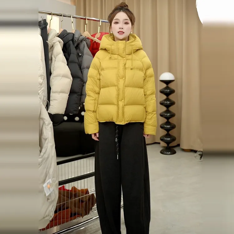 高端精品冬季新款气质时尚洋气加厚保暖白鸭绒羽绒服气质大方优雅