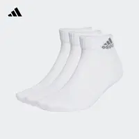 阿迪达斯官方 跑者美学 男女款三双装舒适短筒袜子 adidas IA3946