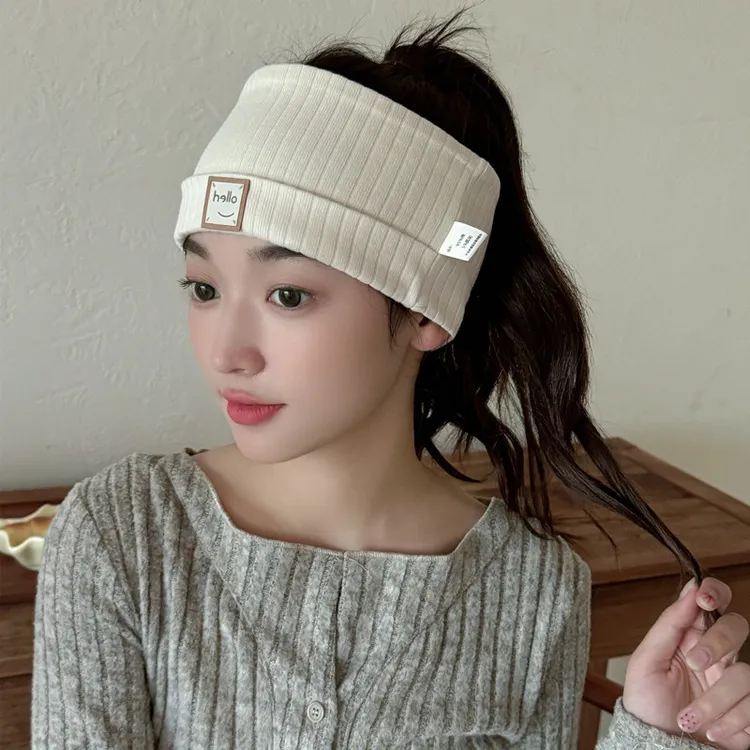 月子发带产后春秋双层棉孕妇月子帽子冬头巾产妇护额头防头风LXB