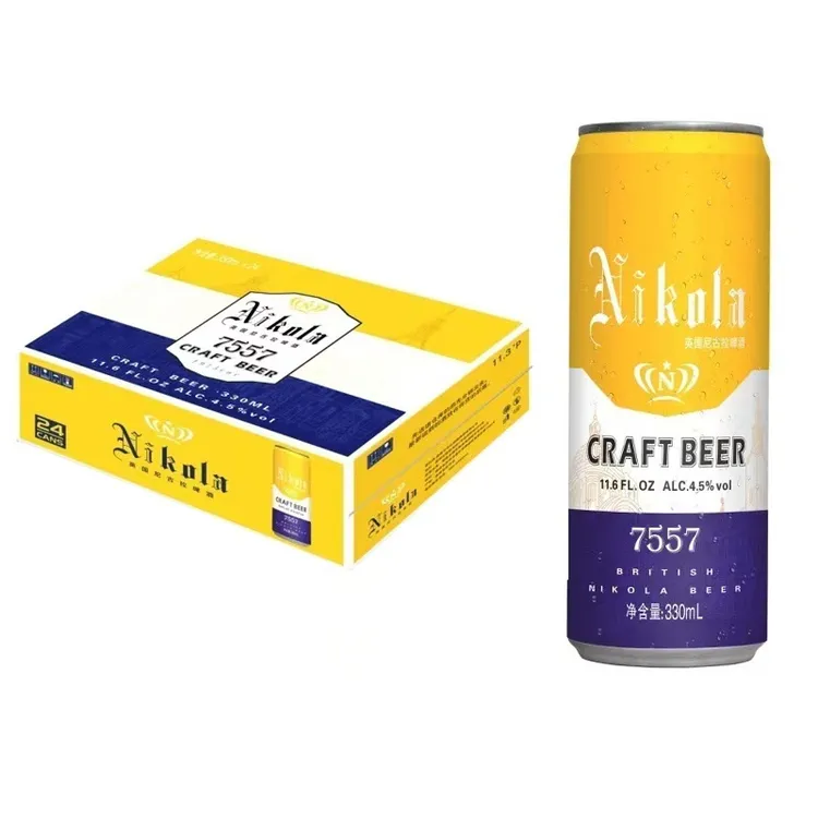 国产 100% 纯麦芽精酿啤酒，330ml×24 罐，麦汁 11.3P，酒精度 4.5