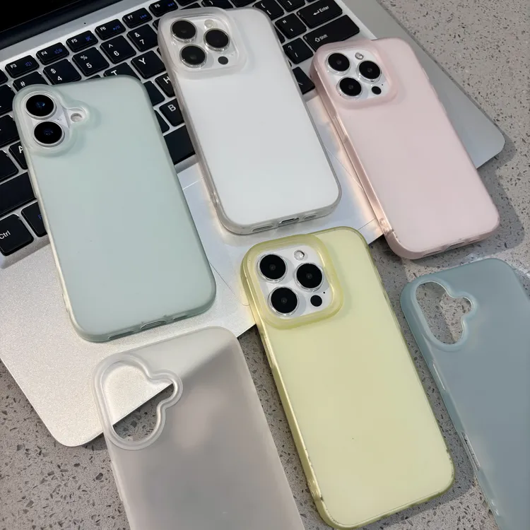 雅天立多巴胺肤感磨砂适用苹果17手机壳iPhone15/16promax软13/14