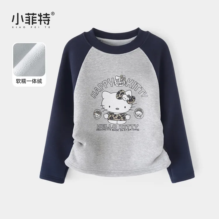 小菲特女童冬装加厚打底衫中大童保暖上衣儿童休闲衣服BGYD57108