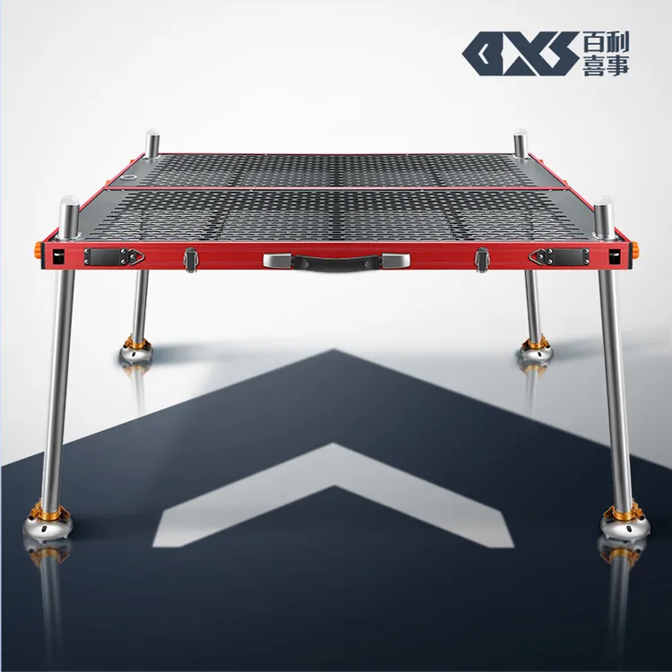 2025新款超轻折叠便铝合金深水钓鱼台支架平台大钓台免拆镂空钓台