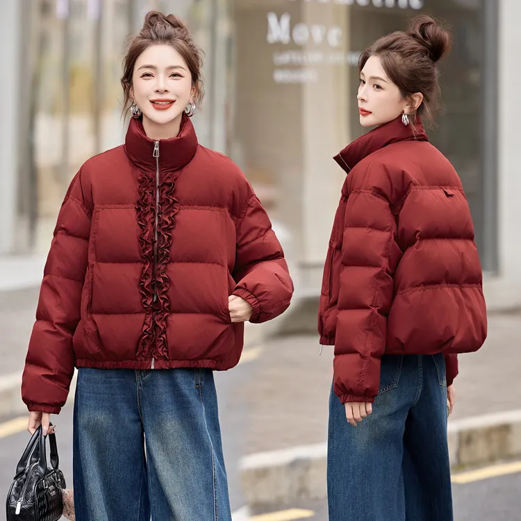 小香风羽绒服女短款2025冬季新款高级感小个子超好看洋气显瘦外套