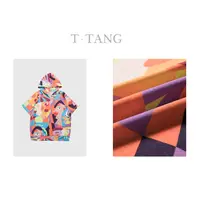 秋季新款190g冰麻韩国料时尚休闲《毕加索连帽小衫》【6891】