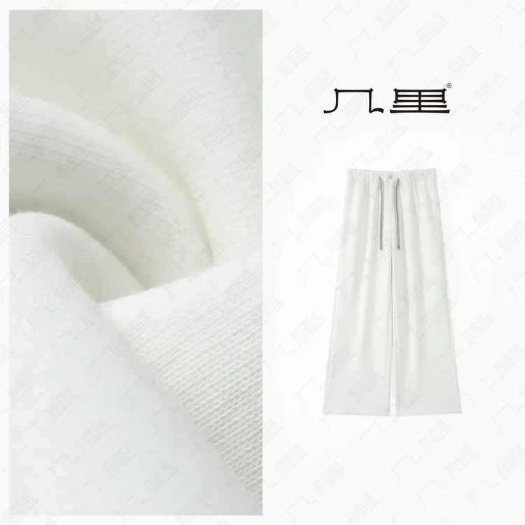 几里与麻 高级感运动抽绳直筒加绒休闲裤102 2090248