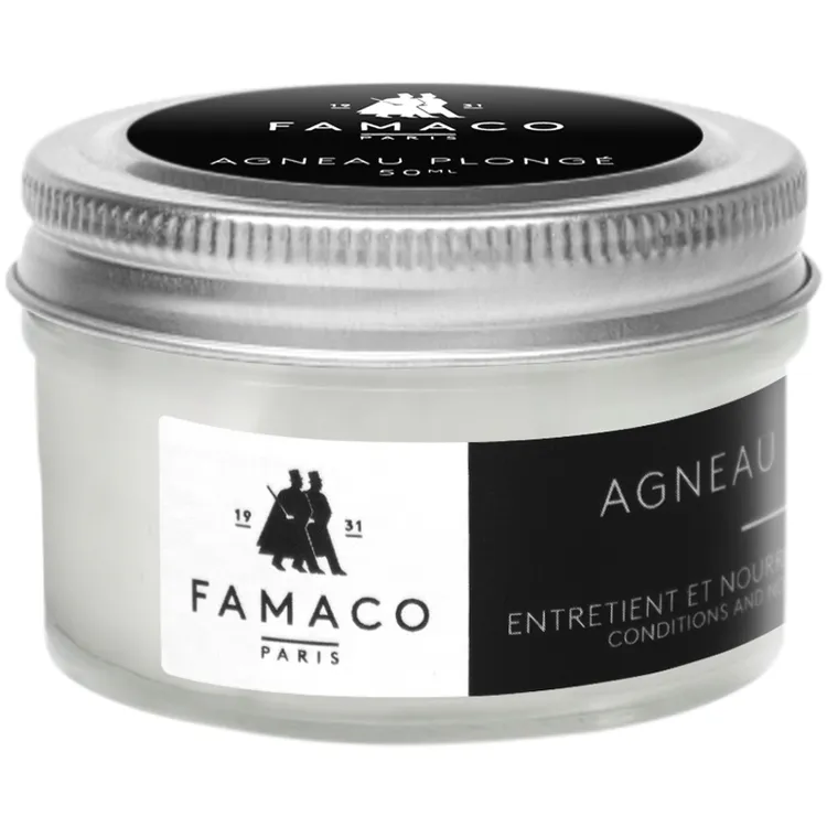 FAMACO法国进口小羊皮小牛皮包包皮衣保养油皮革护理绵羊油滋润膏