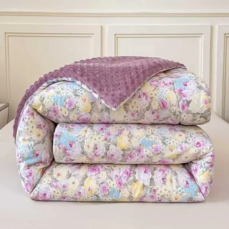 【锦帛】秋冬新款云朵棉安抚豆豆被亲肤舒适可机洗水洗可铺可盖SP