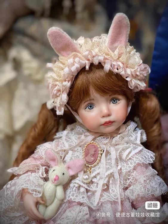 美国艺术家手工制作陶瓷娃娃孤品，不退，不换，顺丰到付当面验收。
