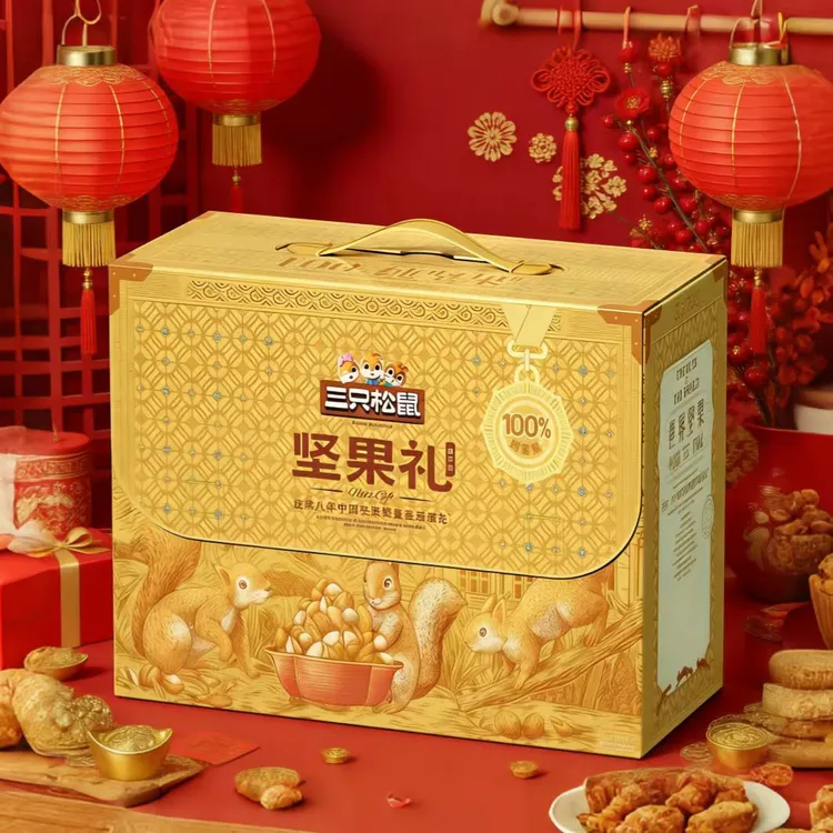 三只松鼠臻萃礼1940g100%纯坚果制品混合坚果礼盒节日年货送礼