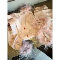 法式轻奢风仙羽袖冰丝睡衣女春秋新款长袖长裤家居服套装可外穿