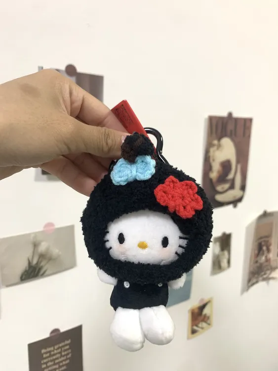 头套系列hellokitty可爱玩偶凯蒂猫kitty包挂件挂饰玩偶钥匙挂件