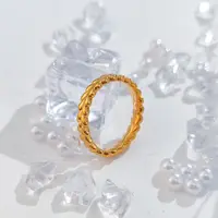 【飘飘精选】足金999 麦穗戒指1.06 13圈口