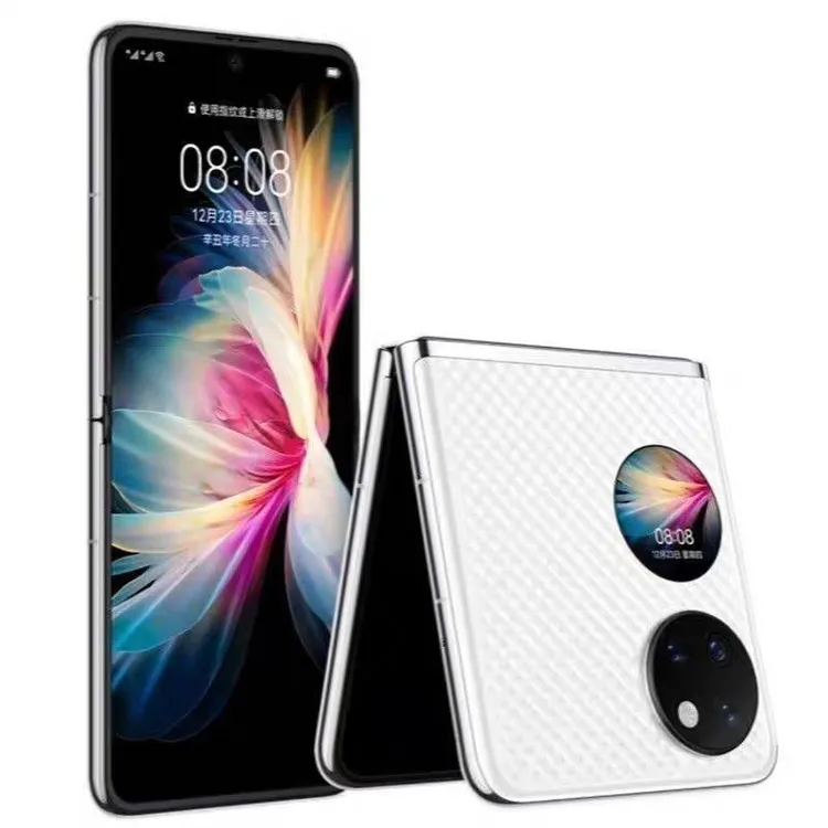 准新品 Huawei/华为 白色华为P50pocket折叠手机 双卡智能全网通