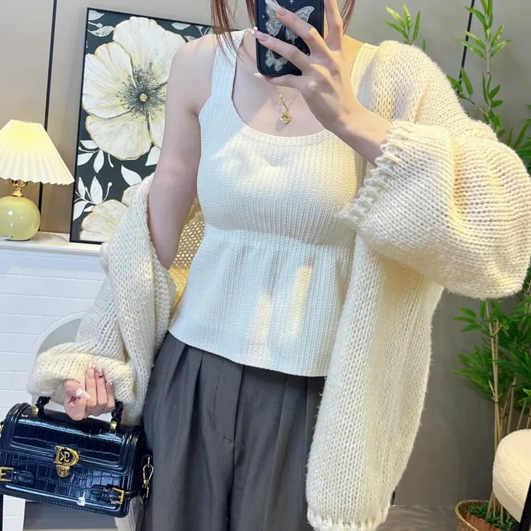 保暖背心女双面加绒加厚无痕内搭舒适打底冬季带胸垫一体式内穿