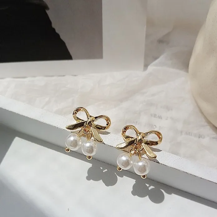 铜合金耳饰 【D37】新款时尚精致甜美百搭简约耳环