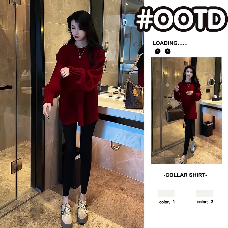 春季新款2025年韩系穿搭一整套装女韩版温柔风针织毛衣中长款上衣