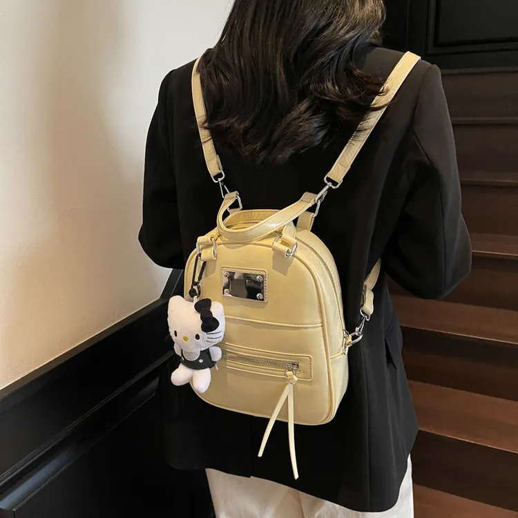 双肩包女款爆款2025新款单肩斜挎包女迷你手机包旅游专用小背包