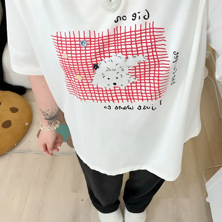 夏季新款正肩显瘦上衣短袖T恤圆领可爱风半袖大码女装微胖mm266