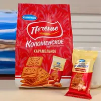 俄罗斯进口卡洛姆思克酥脆焦糖饼干 净含量：210克