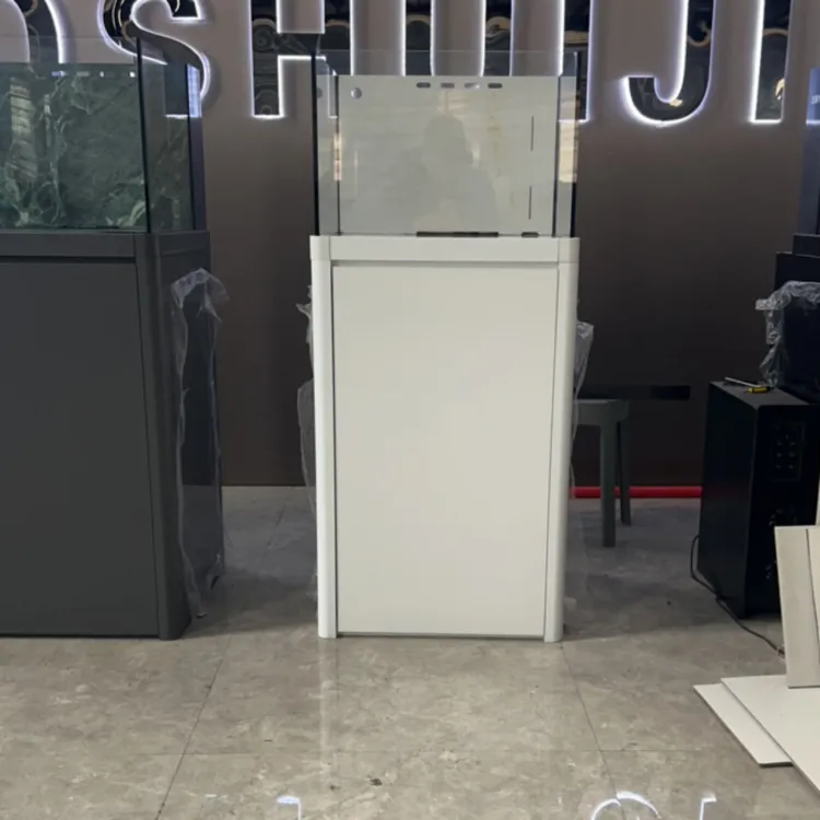 60金鱼单号缸金晶5线超白8毫米黑玻底滤天燕管件腾祥柜体