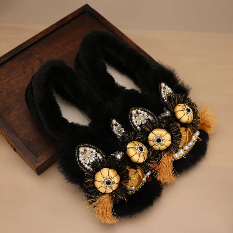 【玄坛黑虎】民族风冬款虎头布鞋软底老北京布鞋国风