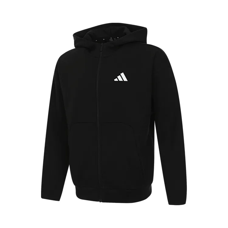 adidas阿迪达斯男子M FI SL FZ运动休闲针织连帽外套JI8768