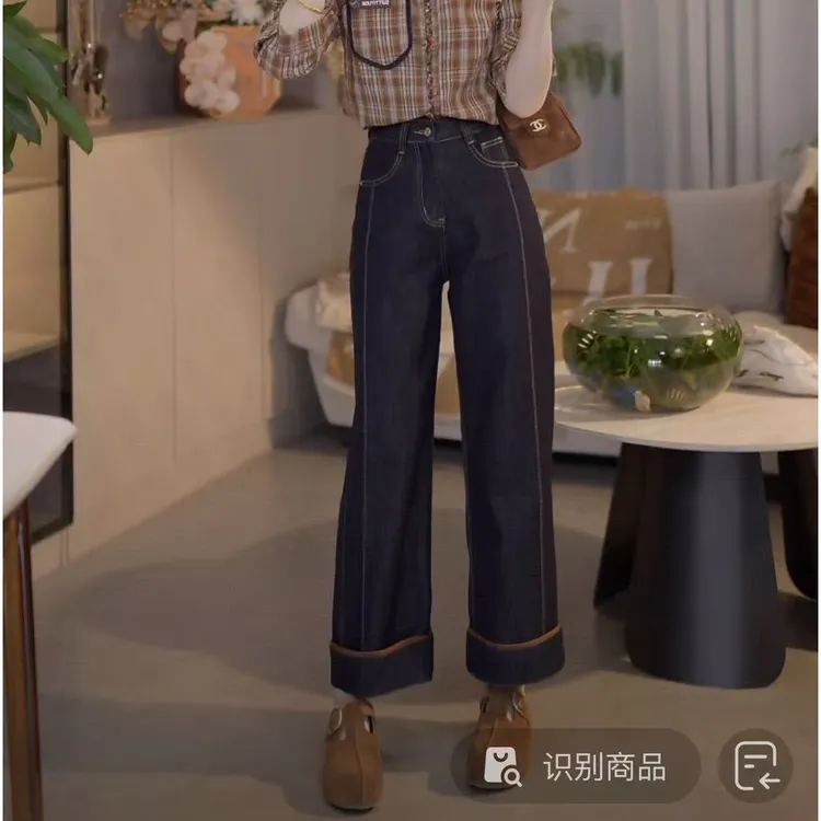 『牛仔时光X』时尚气质百搭牛仔裤9328