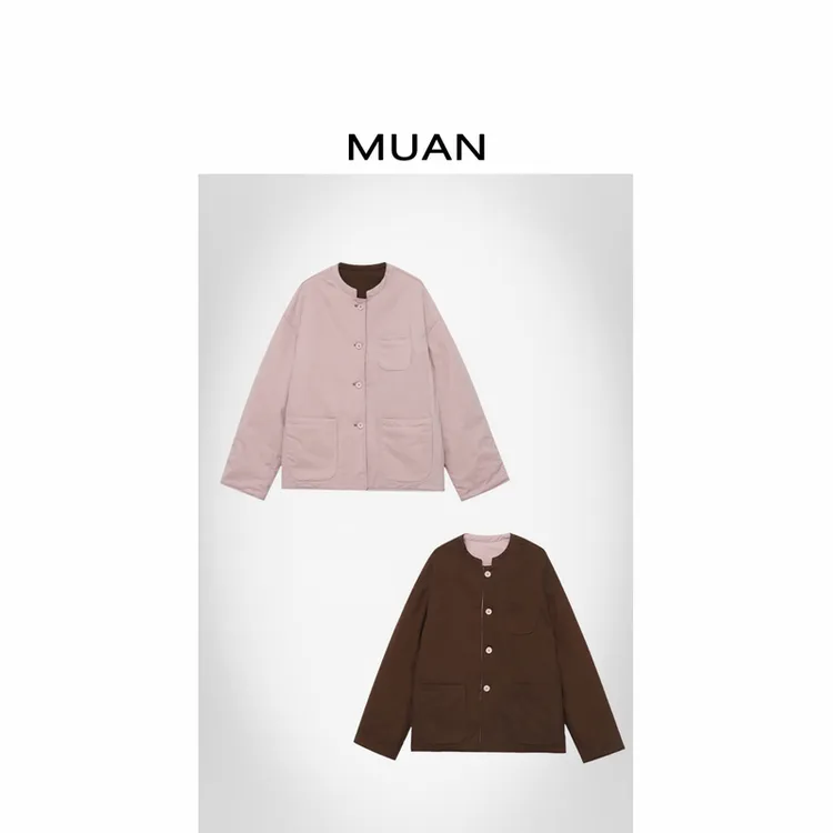 木岸MUAN：《小北岛棉服》“北岛系列”定制两面穿棉服上衣D-DG3-6822
