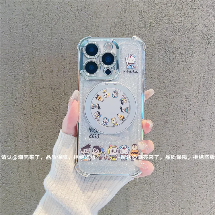 6D四角防摔壳适用苹果17/iPhone/华为荣耀/OPPO/VIVO小米手机壳潮