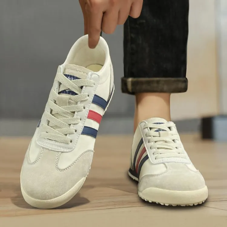 PT RICH阿甘鞋男新款爆款男鞋夏季透气布面男士薄款复古德训鞋子