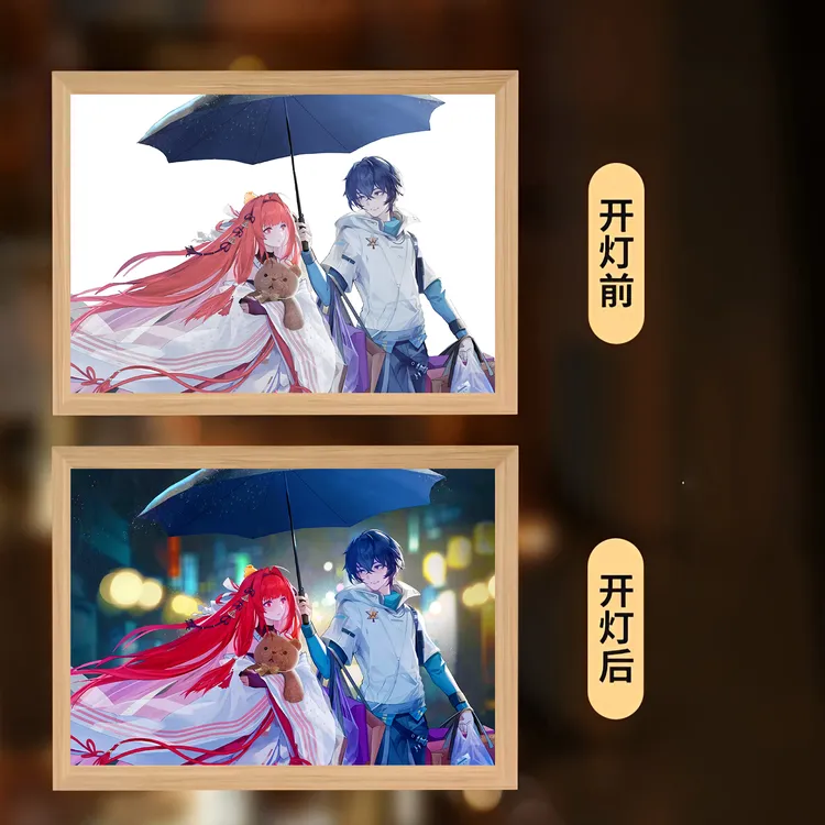 路明非龙族上杉绘梨衣动漫楚子航游戏二次元创意灯光画来图定制