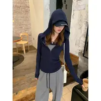 【小巧定制】XQ2668秋季新款休闲简约显瘦百搭外套大码女装