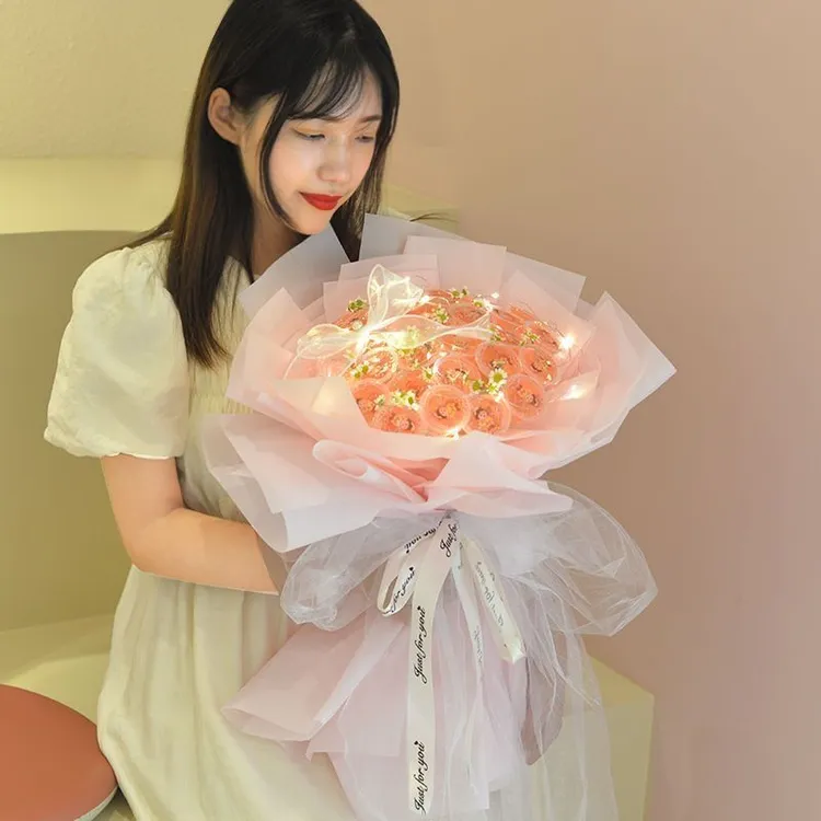 零食生日小礼物创意六一儿童节果冻花束diy手工材料包送女朋友