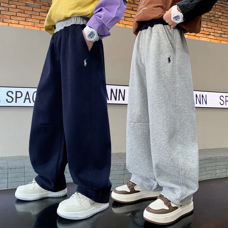 男童运动裤春秋季儿童裤子2025新款大童男孩直筒休闲长裤6-13岁潮