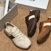 秋季新款厚底百搭软底运动透气德训女鞋D6-1518-75