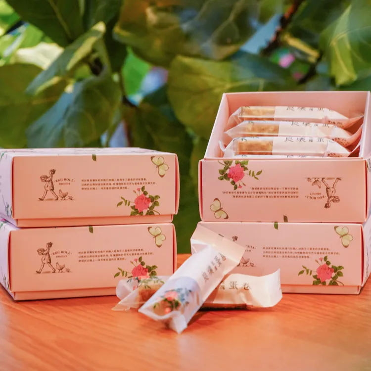 良壤手工玫瑰蛋卷下午茶零食