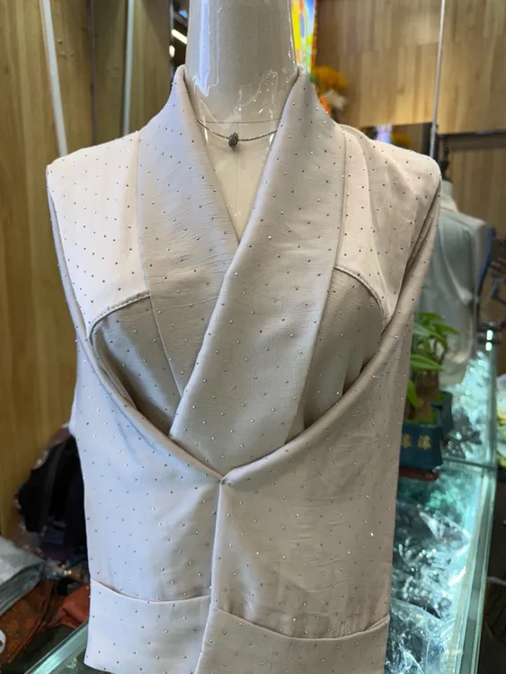 藏式高端带钻内搭衬衣