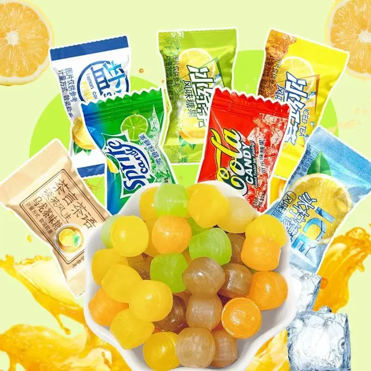 网红糖果乌龙茶冰红茶茶糖柠檬茶绿茶含片润喉口气清新薄荷糖口味