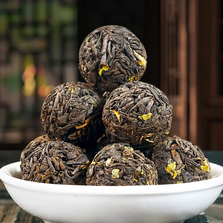 春安普洱糯香普洱龙珠普洱正宗熟普浓香糯米香茶叶糯米香普洱茶