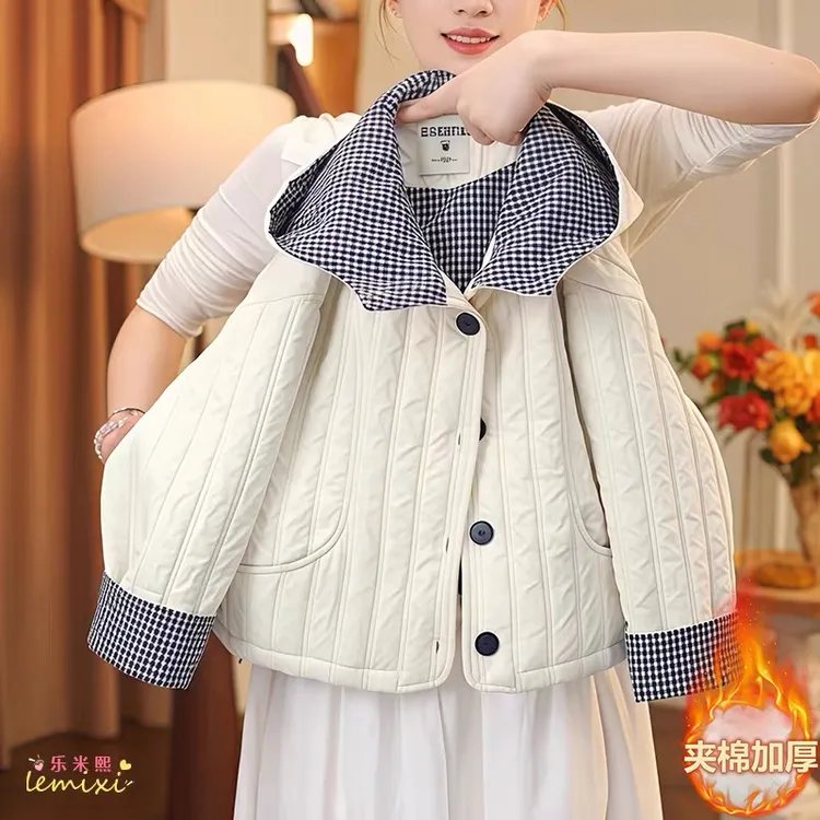 男女童秋冬棉服2025新款儿童洋气时髦女宝冬季加厚保暖外套棉袄