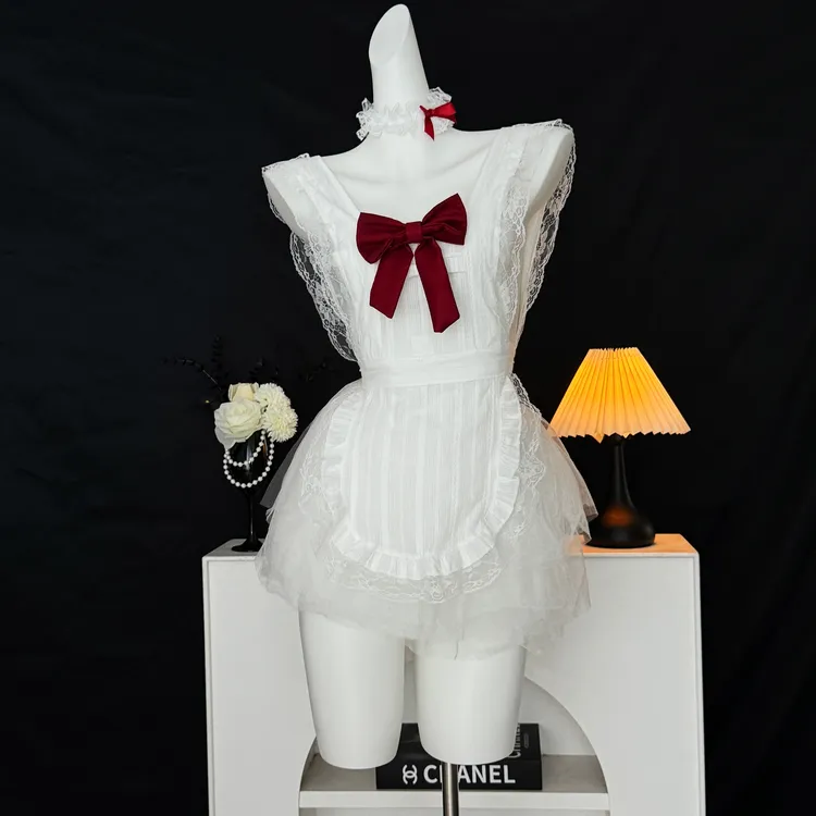 春夏甜美性感纯欲校园学院风睡裙女仆角色扮演制服日系可爱睡衣女