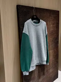 MZX 秋季纯棉撞色小破洞设计感百搭卫衣 SY9862-C