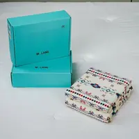 【京かわ会社】汉麻枕套一对装棱形彼岸花