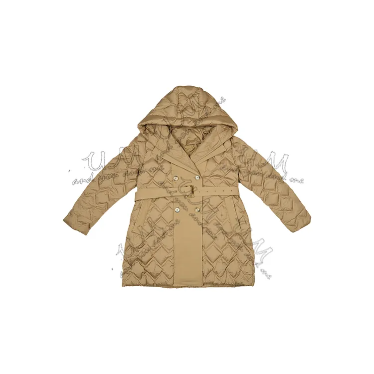 【U.M】冬季气质款鹅绒服新国标90白鹅绒保暖防风外套连帽羽绒服