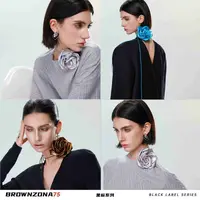 Brownzona⁷⁵ "荆棘玫瑰 "小众时髦利器随意绑带精致小物搭配花朵