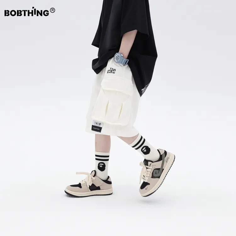 儿童夏季针织短裤高品质卫裤五分裤男童工装中裤中大童装休闲裤子