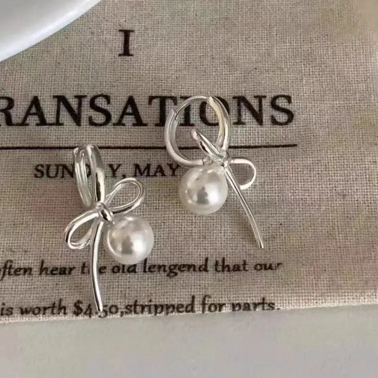 925银耳饰 纯银925可爱女耳饰耳钉小众法式日韩原创设计少女耳环