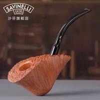 沙芬总裁签字系列GR000级高端纯手工石楠木烟斗天然火焰纹