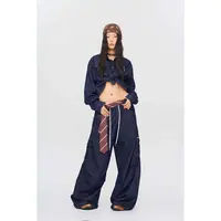 CBXLAB街舞潮牌秋季复古辣妹上衣百搭质感时尚设计师